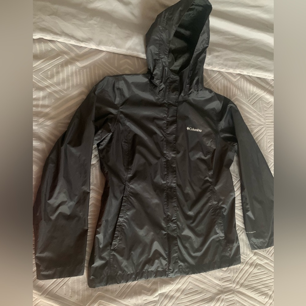Black Columbia Arcadia Rain Jacket